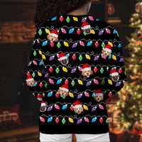 Thumbnail for Personalized Ugly Christmas Sweater - Christmas Gift For Pet Lovers - Face Photo Dog Cat Christmas AB