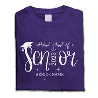 Thumbnail for Custom Proud Family Of A Senior 2025 Graduation Shirts, Graduation Gift Merchize