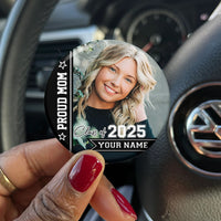 Thumbnail for Personalized Proud Mom Of A Class Of 2025 Badge Pin Button, Graduation Gift JonxiFon