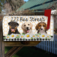 Thumbnail for Custom Dog Cat Photos Welcome To Our Home Mailbox Cover, Pet Lover Gift FC