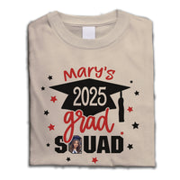 Thumbnail for Custom Name’s Grad Squad Graduation 2025 Shirts, Graduation Gift