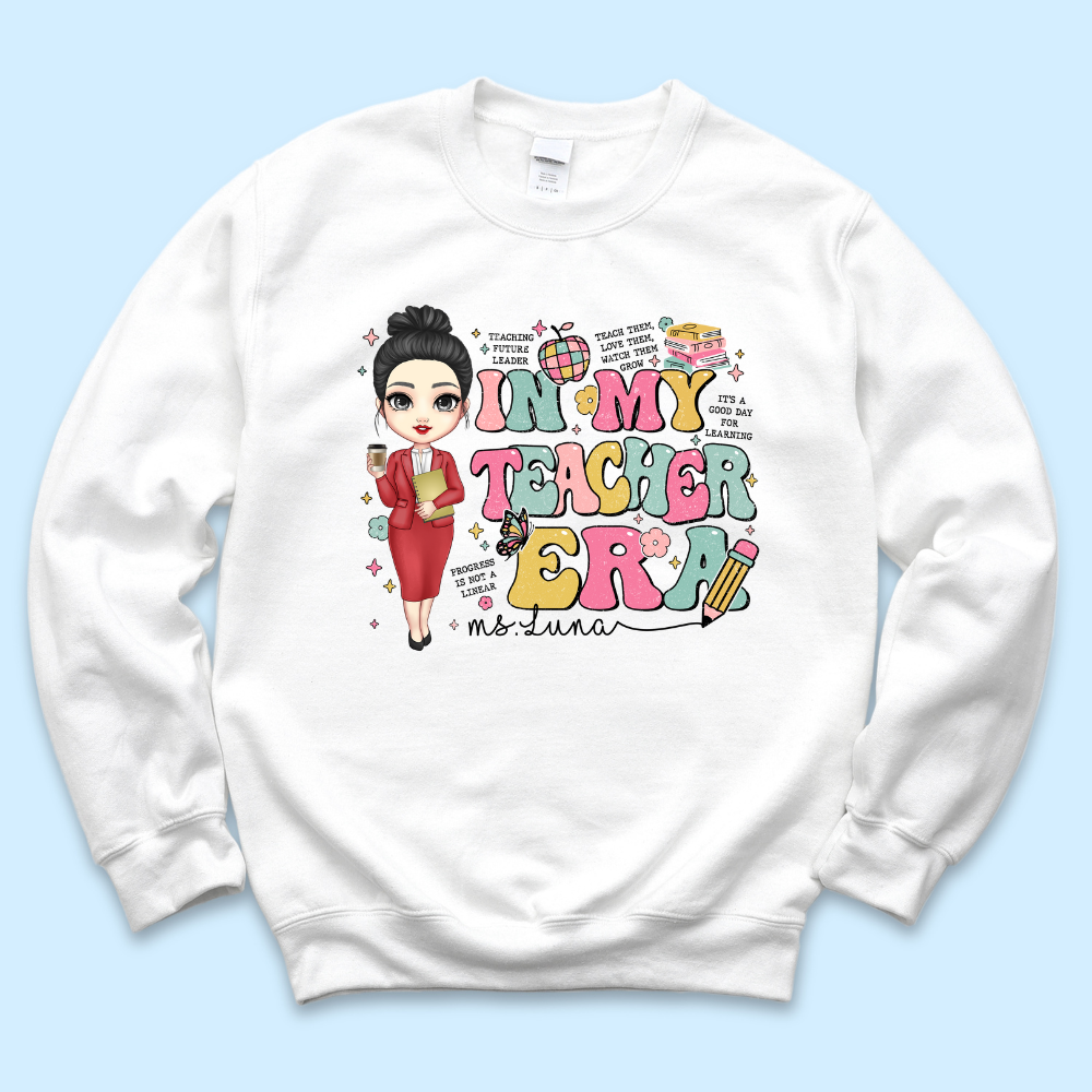Personalized In My Teacher Era Retro T-shirt - Teacher Gift Merchize