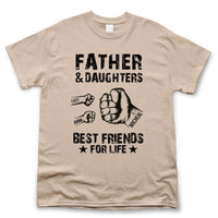 Thumbnail for Father And Daughter Best Friends For Life - Personalized Shirt Merchize