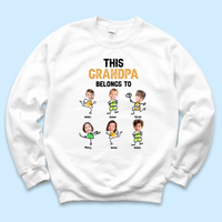 Thumbnail for Personalized T-shirt - Father's Day Gift - This Daddy Belongs to Funny KIds Merchize