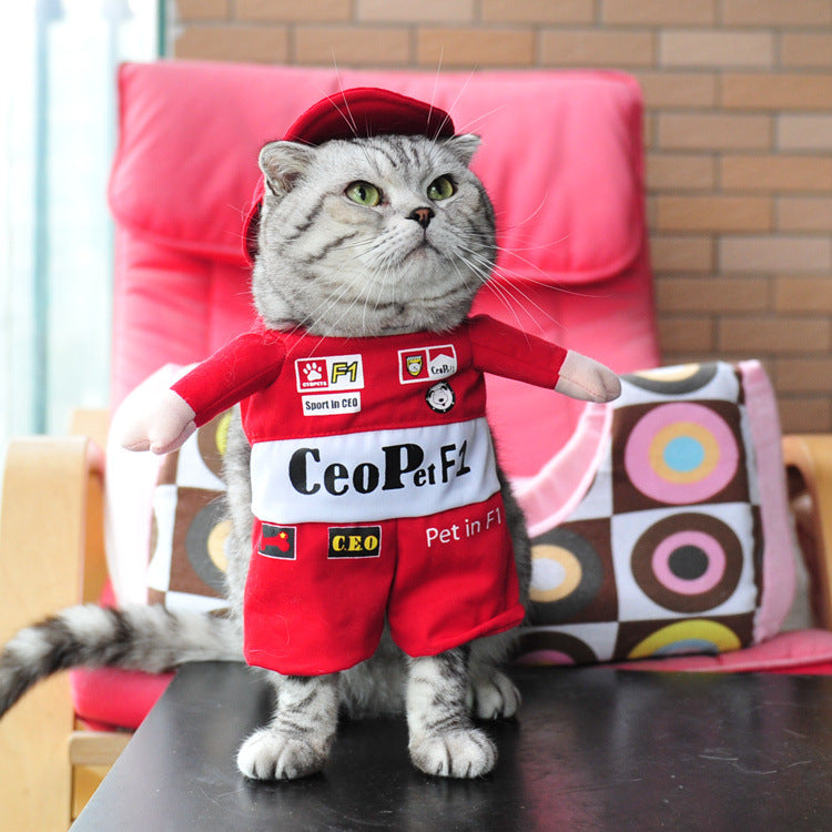 Halloween Dog Costumes: Pirate, Police, Doctor, Guitar, Funny Dress JonxiFon