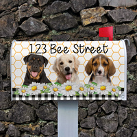 Thumbnail for Custom Dog Cat Photos Welcome To Our Home Mailbox Cover, Pet Lover Gift FC