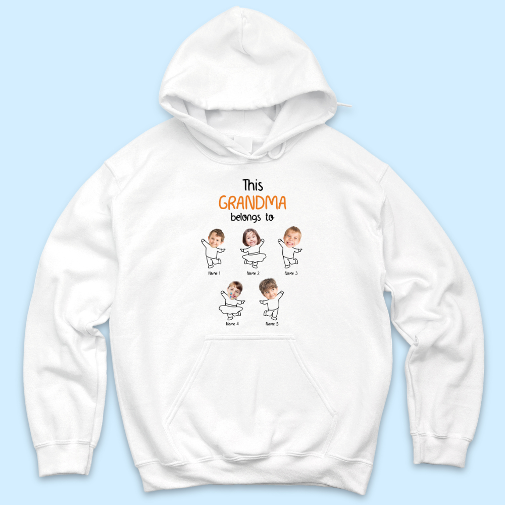Personalized This Mom Grandma Belongs To Kids T-shirt, Gift For Mom Mother's Day Merchize