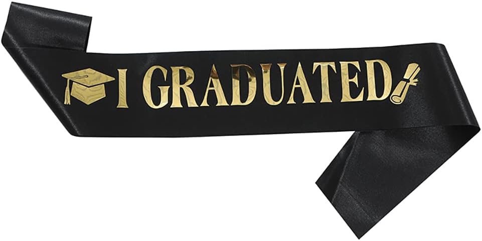 2024 Graduated Satin Sash Glitter Crown FC