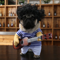 Thumbnail for Halloween Dog Costumes: Pirate, Police, Doctor, Guitar, Funny Dress JonxiFon
