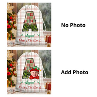 Thumbnail for Personalized Santa Sack - Christmas Gift For Family - Christmas Letter With Name AB