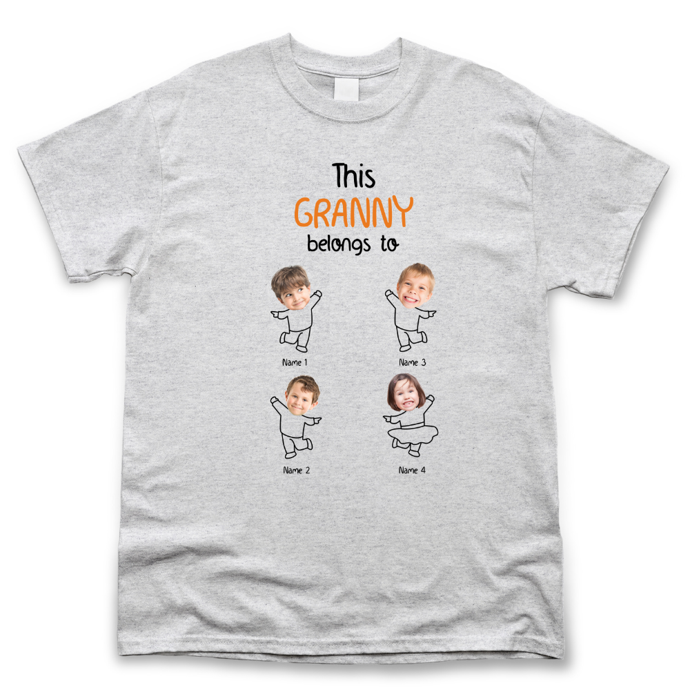 Personalized This Mom Grandma Belongs To Kids T-shirt, Gift For Mom Mother's Day Merchize