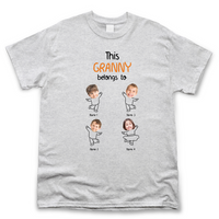 Thumbnail for Personalized This Mom Grandma Belongs To Kids T-shirt, Gift For Mom Mother's Day Merchize