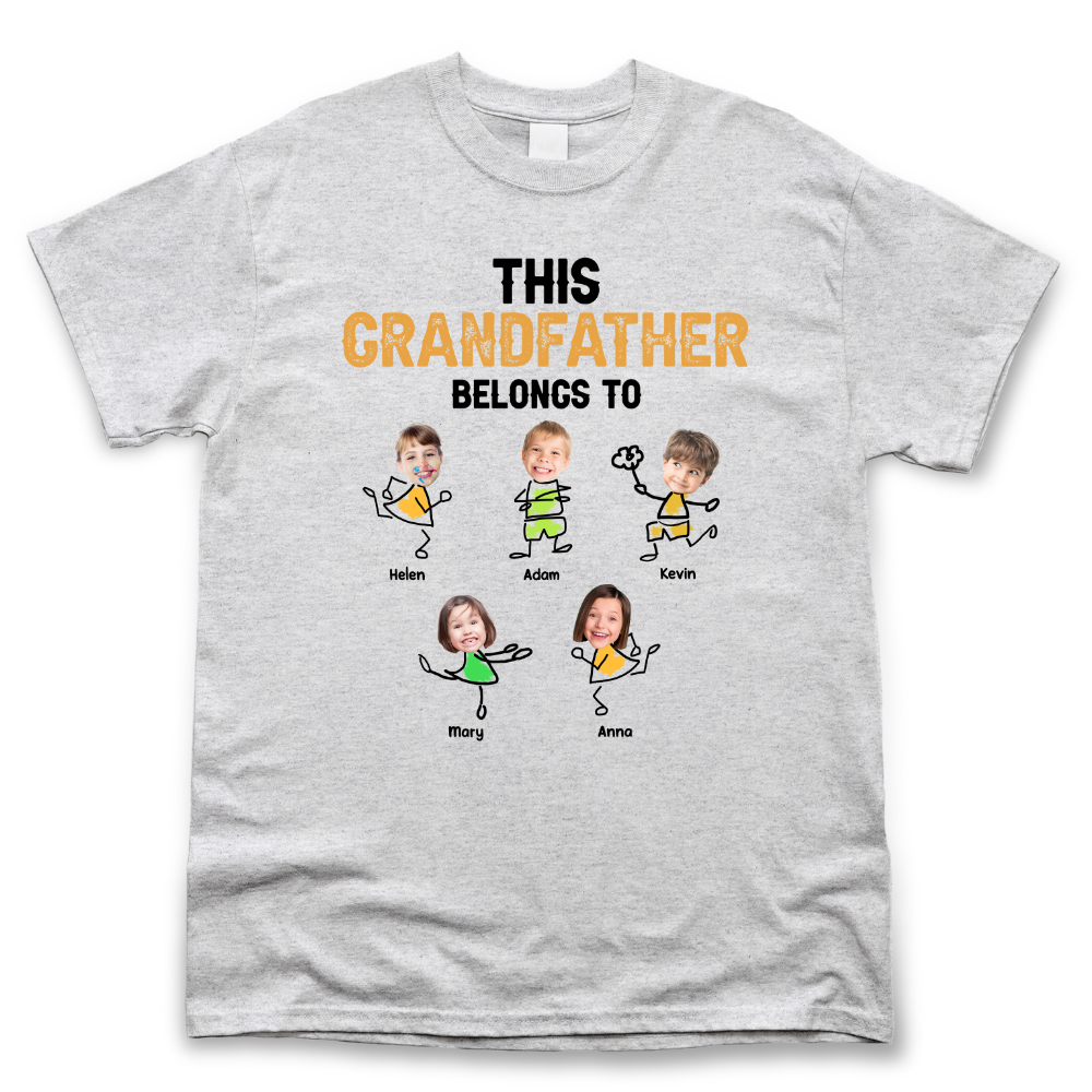 Personalized T-shirt - Father's Day Gift - This Daddy Belongs to Funny KIds Merchize