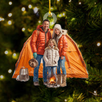 Thumbnail for Personalized Acrylic Ornament - Gift For Campers - Life is Best When You're Camping Photo AC