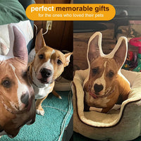Thumbnail for Custom Shape Plush Pillow Case - Gift For Dog Cat Lovers - Cute Pet Photo Pillow Cushions AC