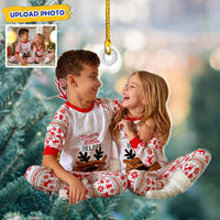 Thumbnail for Personalized Acrylic Ornament - Christmas Gift For Bestie - Little Friends Photo AC