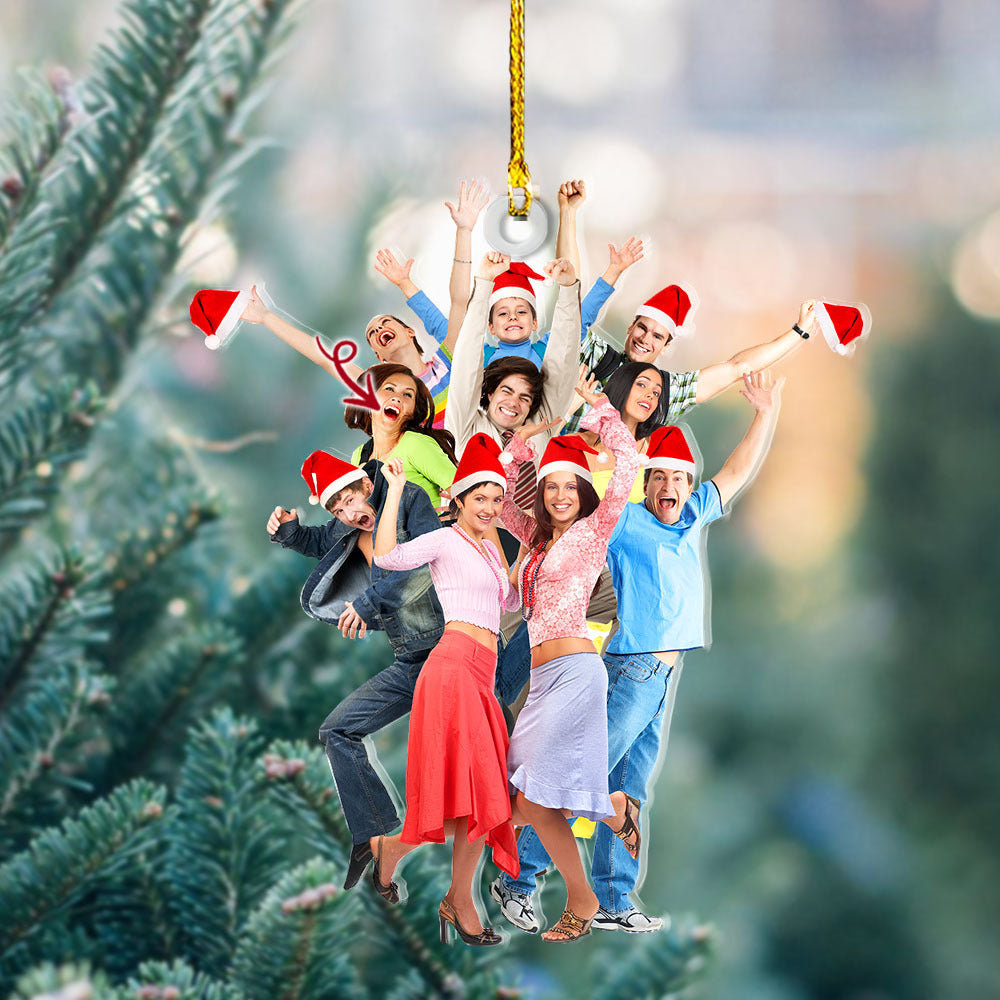 Personalized Acrylic Ornament - Christmas Gift For Teacher - Teacher Besties Photo AC