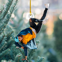 Thumbnail for Personalized Acrylic Ornament - Gift For Dancers - Hip Hop Dancing Man Photo AC