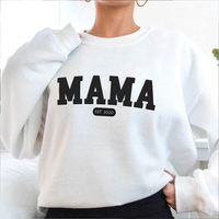 Thumbnail for Personalized Embroidered T-shirt - Mother's Day Gift - Embroidery Grandma, Mom And Kids FC