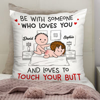 Thumbnail for Be With Someone Who Loves You Personalized Pillow,Gift For Couple AD