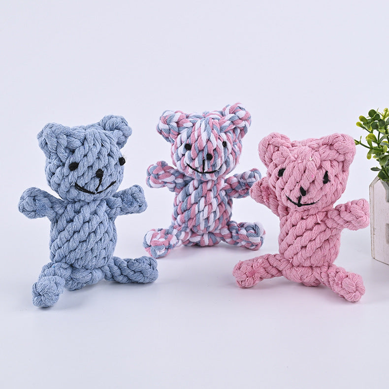 Charming animal-shaped cotton rope toys JonxiFon