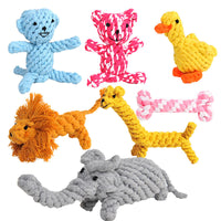 Thumbnail for Charming animal-shaped cotton rope toys JonxiFon