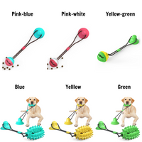 Thumbnail for Molar Suction Cup Dog Toy with Drawstring Ball Leakage, Dog Toy JonxiFon