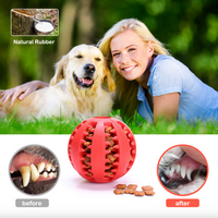 Thumbnail for Interactive Rubber Pet Dog Toy Balls for Small and Large Dogs, Dog Toy JonxiFon