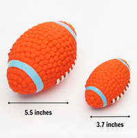 Thumbnail for Sound-Emitting Latex Rugby Tennis Ball: Engaging Pet Toy JonxiFon