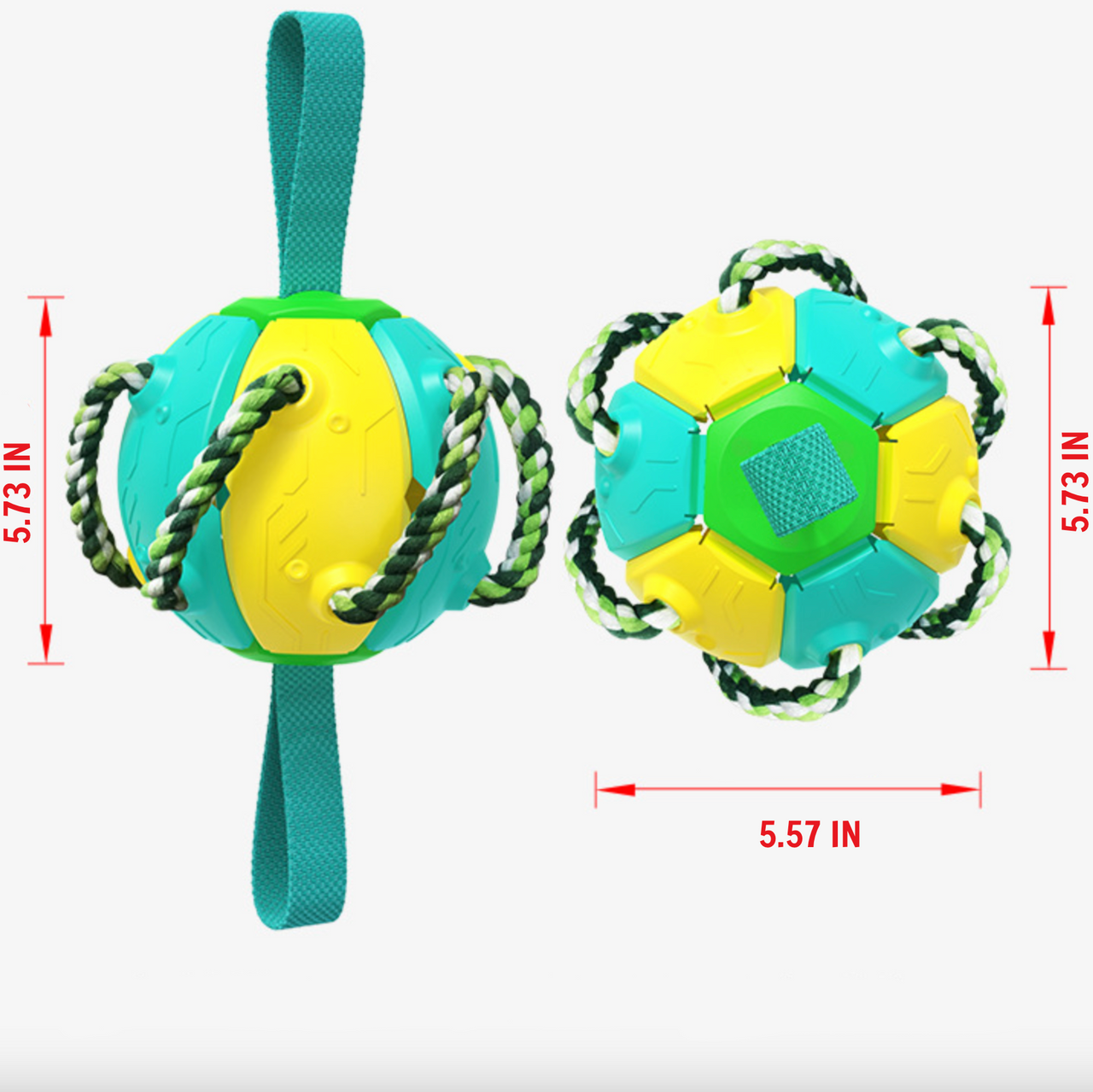 Outdoor Interactive Frisbee: A bite-resistant dog toy for soccer and play JonxiFon