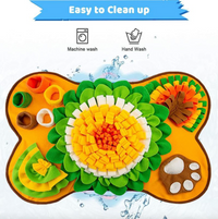 Thumbnail for Innovative Pet Sniffing Mat: Energizing Treasure Hunt and Slow Feeding Blanket for Indoor Dog Walking JonxiFon