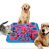 Thumbnail for Innovative Pet Sniffing Mat: Energizing Treasure Hunt and Slow Feeding Blanket for Indoor Dog Walking JonxiFon