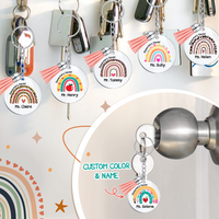 Thumbnail for Personalized Grade Squad Teacher Team Clear Acrylic Tassels Key Chain JonxiFon