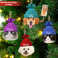 Thumbnail for Personalized Acrylic Ornament - Christmas Gift For Family - Cute Face Photo AC