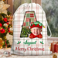Thumbnail for Personalized Santa Sack - Christmas Gift For Family - Christmas Letter With Name AB