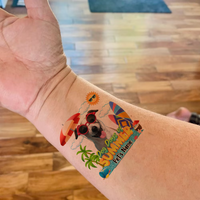 Thumbnail for Personalized Photo Dog Days Of Summer Temporary Tattoos, DIY Dog Lover Gifts JonxiFon