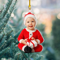 Thumbnail for Personalized Acrylic Ornament - Christmas Gift For Family - Upload Baby Photo AC