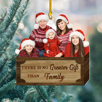 Thumbnail for Personalized Acrylic Ornament - Gift For Family - Upload Photo There Is No Greater Gift Than Family AC