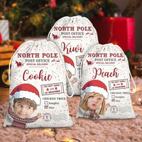 Thumbnail for Personalized Santa Sack - Christmas Gift For Family - Funny Family Face Photo AB