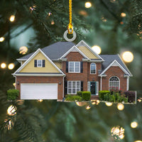 Thumbnail for Personalized Acrylic Ornament - Gift For Family - Upload House Photo AC