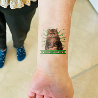 Thumbnail for Personalized Funny Pet Photo Glitter Temporary Tattoos, DIY Gift For Dog Cat Lovers JonxiFon
