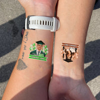 Thumbnail for Personalized Congrats Class of 2025 Glitter Balloons Graduation Party Tattoos FC