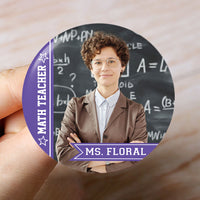 Thumbnail for Personalized Grade Squad Teacher Team Pin Button Badge, Back To School Accessory JonxiFon