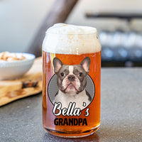 Thumbnail for Custom Pet's Human Photo Beer Glass Bottle/Frosted Bottle, Pet Lover Gift AF