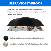 Thumbnail for Custom Pet Photo Windproof Reverse Upside Down C-Handle Double Layer Umbrella, Gift For Pet Lover JonxiFon