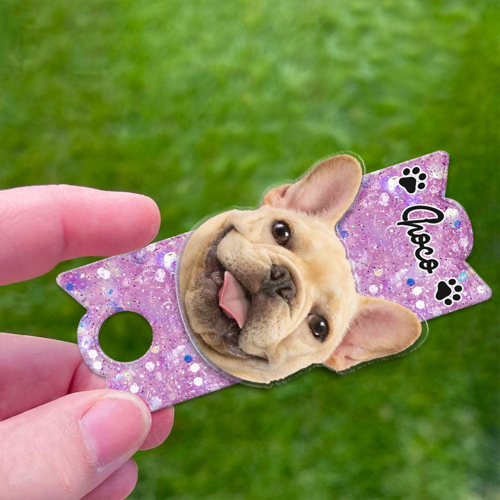 Personalized Tumbler Name Plate - Gift For Pet Lovers - Funny Dog Cat Photo Face Cutout Yoycol