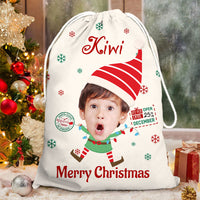Thumbnail for Personalized Christmas Bag - Christmas Gift For Family - Customize Face Photo With Christmas Characters AB