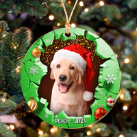 Thumbnail for Personalized Christmas Ornament - Christmas Gift For Family - Photo Christmas Tree Decoration AE