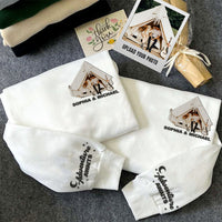 Thumbnail for Personalized Embroidered T-shirt, Sweatshirt, Hoodie - Gift For Camping Lovers - Embroidery Camping RV Photo FC