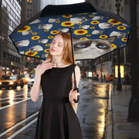 Thumbnail for Custom Pet Photo Windproof Reverse Upside Down C-Handle Double Layer Umbrella, Gift For Pet Lover JonxiFon